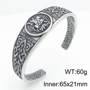 Stainless Steel Bangle - KB216099-LU