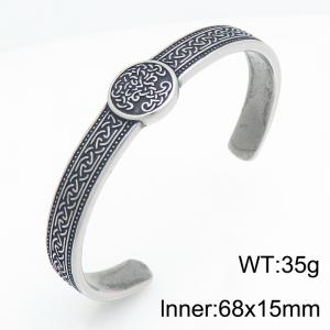 Stainless Steel Bangle - KB216106-LU