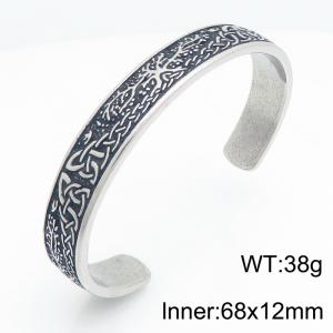 Stainless Steel Bangle - KB216107-LU