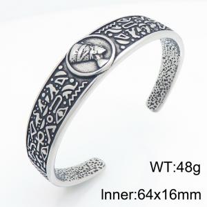 Stainless Steel Bangle - KB216109-LU