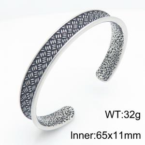 Stainless Steel Bangle - KB216113-LU