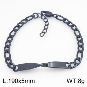 Stylish stainless steel jewelry bracelet suitable for daily wear - KB216170-KFC