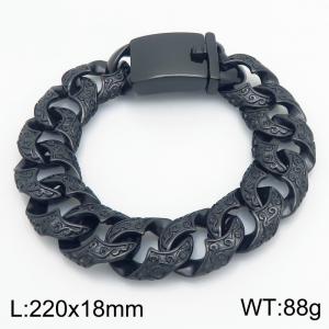 Men's jewelry stainless steel casting bracelet suitable for daily wear - KB216290-KJX