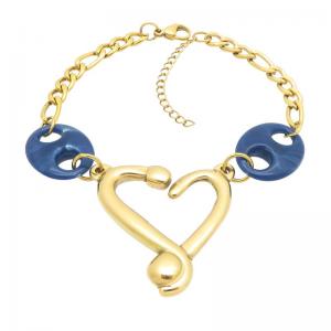 Stainless Steel Gold-plating Bracelet - KB216550-NJ