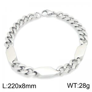 Stainless Steel Bracelet(Men) - KB216749-TSC