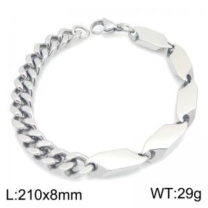 Stainless Steel Bracelet(Men) - KB216752-TSC