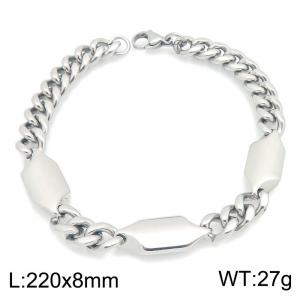 Stainless Steel Bracelet(Men) - KB216754-TSC