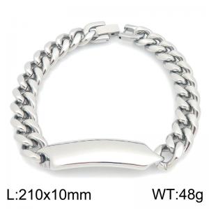Stainless Steel Bracelet(Men) - KB216775-TSC