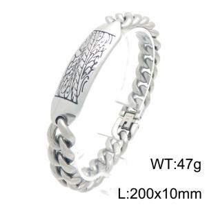 Stainless Steel Bracelet(Men) - KB216776-TSC