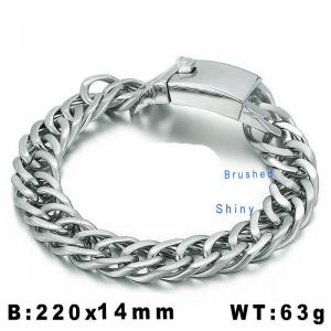 Stainless Steel Bracelet - KB41460-D