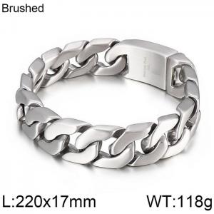Stainless Steel Bracelet - KB43749-D