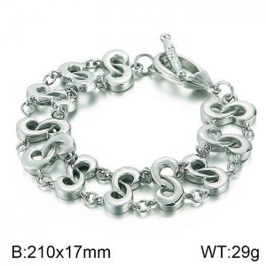 Stainless Steel Bracelet - KB46091-D