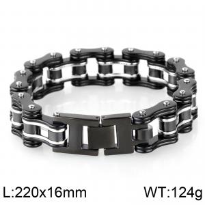 Stainless Steel Bicycle Bracelet - KB46724-D