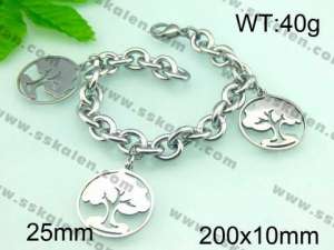 Stainless Steel Bracelet - KB47698-Z