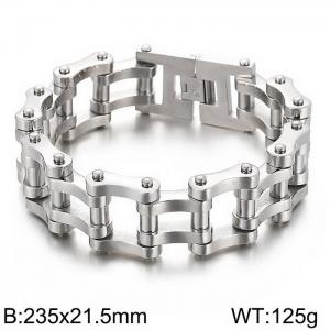 Stainless Steel Bicycle Bracelet - KB51872-D