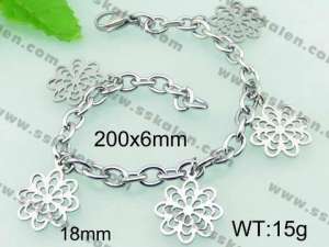 Stainless Steel Bracelet(women)  - KB58024-Z