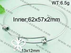 Stainless Steel Bangle - KB61779-Z