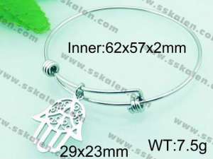 Stainless Steel Bangle - KB61783-Z