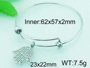 Stainless Steel Bangle - KB61784-Z