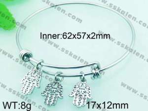 Stainless Steel Bangle - KB61785-Z