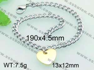 Stainless Steel Gold-plating Bracelet - KB62478-Z