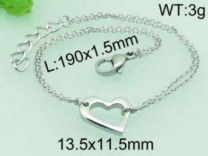 Stainless Steel Bracelet(women) - KB62691-YJ