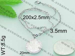 Stainless Steel Stone Bracelet - KB62853-Z