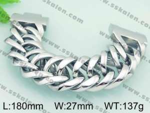 Stainless Steel Bracelet(Men) - KB63667-BD