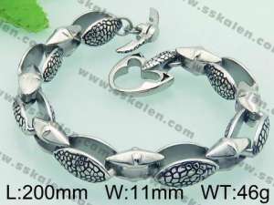 Stainless Steel Bracelet(Men) - KB63672-BD