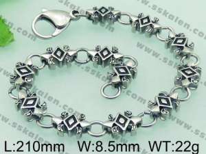 Stainless Steel Bracelet(Men) - KB63680-BD