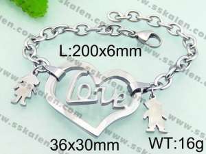 Stainless Steel Bracelet(women) - KB64223-Z