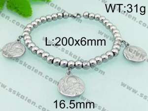 Stainless Steel Bracelet(women) - KB65837-Z
