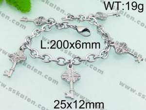 Stainless Steel Bracelet(women) - KB65857-Z