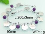Stainless Steel Bracelet(women) - KB68334-Z