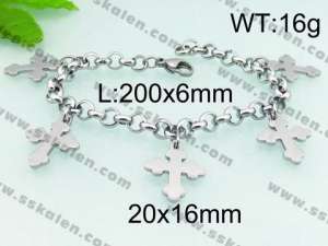 Stainless Steel Bracelet(women) - KB70244-Z