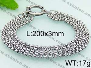 Stainless Steel Bracelet(women) - KB70262-Z