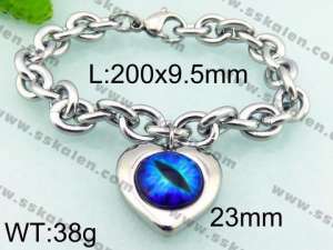 Stainless Steel Stone Bracelet - KB70413-Z