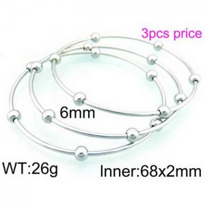 Stainless Steel Bangle - KB70446-Z