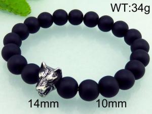 Stainless Steel Stone Bracelet - KB70694-BD