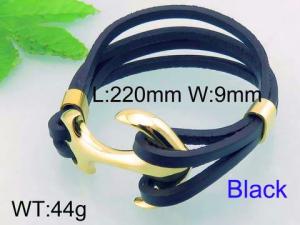 Leather Bracelet - KB71179-BD