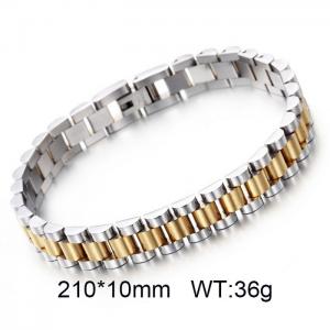 Gold Classic Foreign Trade Stainless Steel Adjustable Strap Bracelet - KB71936-K