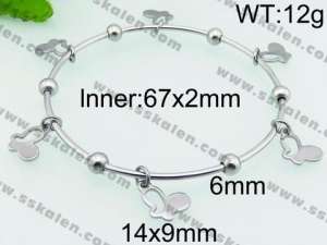 Stainless Steel Bangle - KB73278-Z