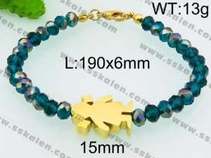 Stainless Steel Gold-plating Bracelet - KB73299-Z
