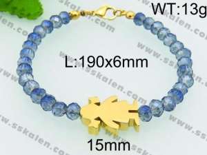 Stainless Steel Gold-plating Bracelet - KB73300-Z