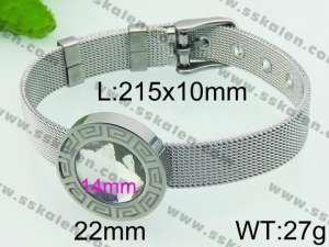 Stainless Steel Stone Bracelet - KB73885-Z