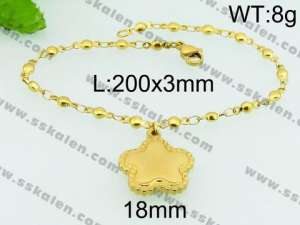 Stainless Steel Gold-plating Bracelet - KB74759-ZC