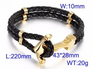 Leather Bracelet - KB76957-K