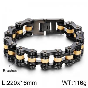 Stainless Steel Bicycle Bracelet - KB77329-BD