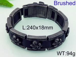 Stainless Steel Bracelet(Men) - KB79351-BD