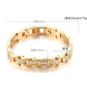 Stainless Steel Stone Bracelet - KB79420